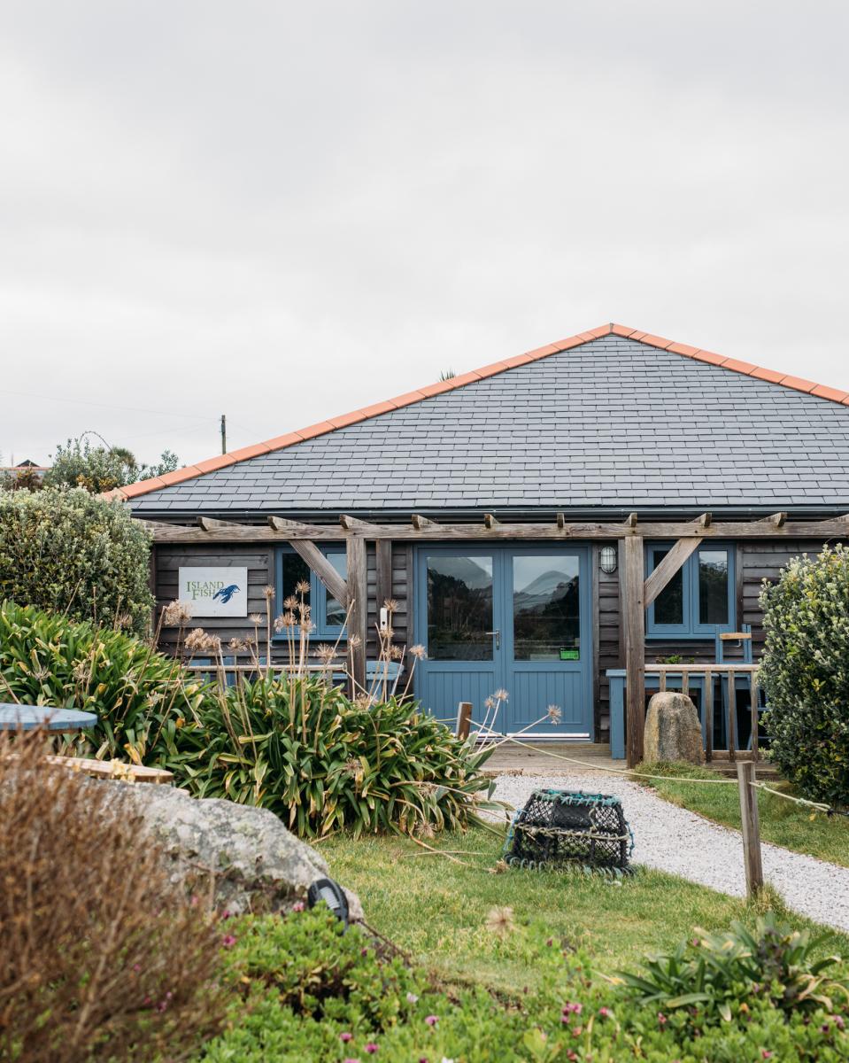 Shop front of Island Fish on Bryher