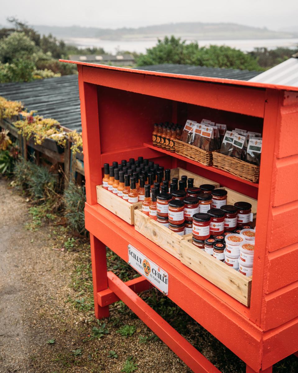 Scilly Chilli honesty stall