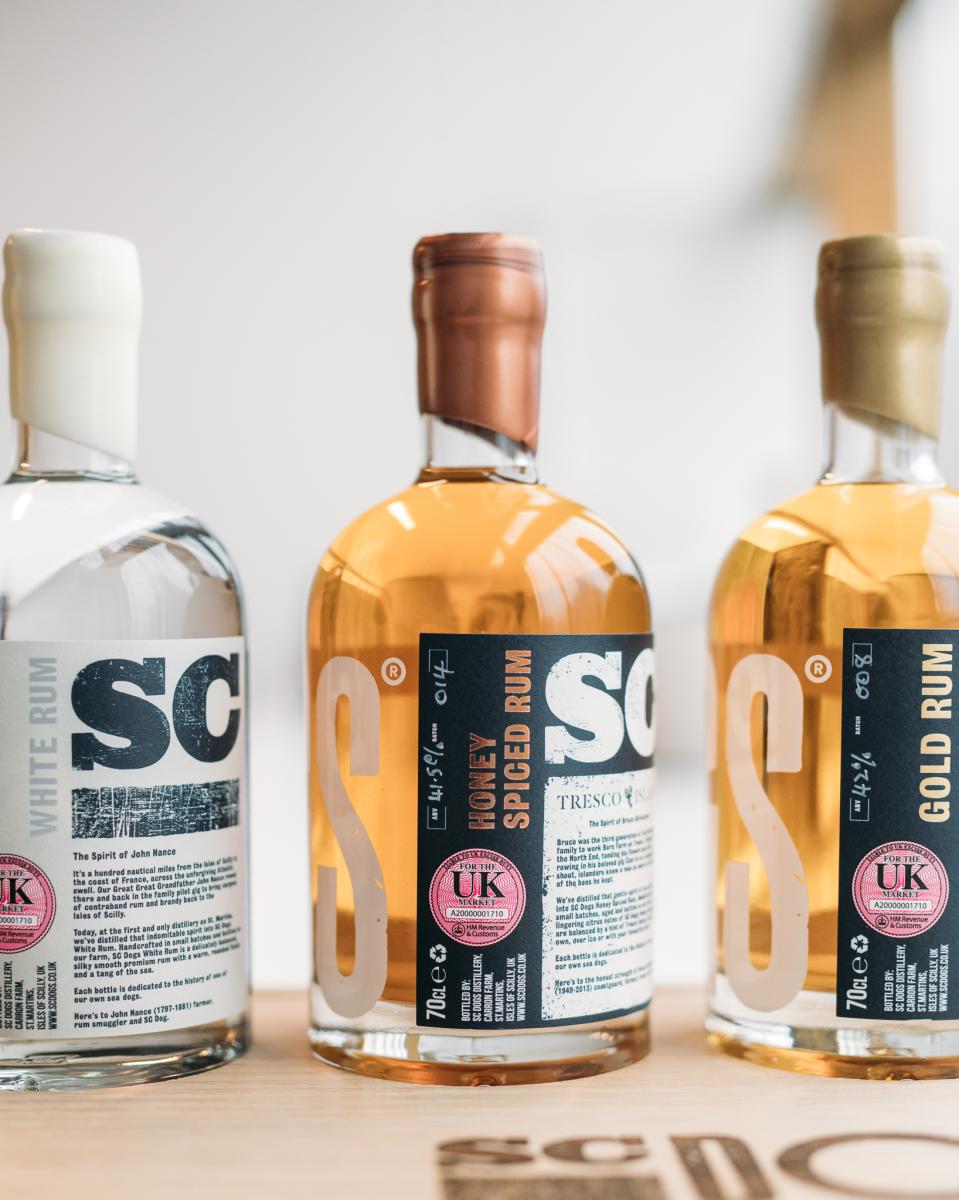 SC Dogs bottle of rum