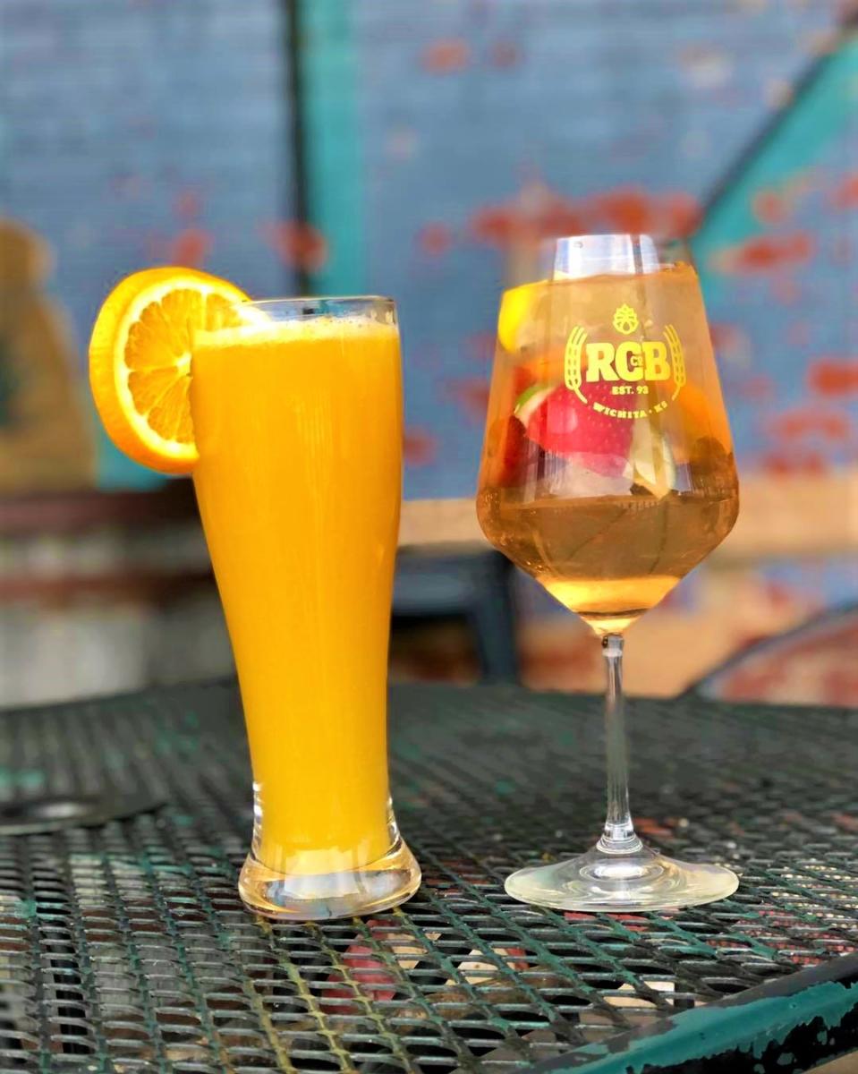 BeerMosa and Sangria from River City Brewing Co
