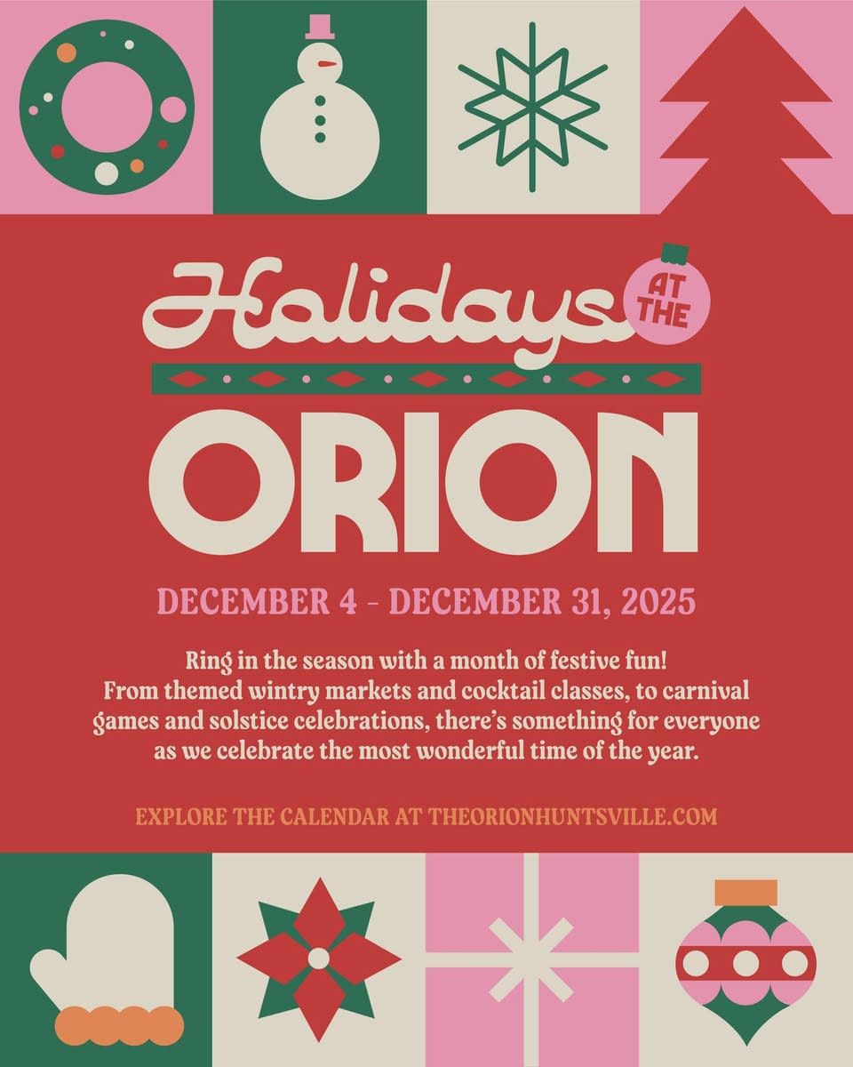 holidays at the orion graphic