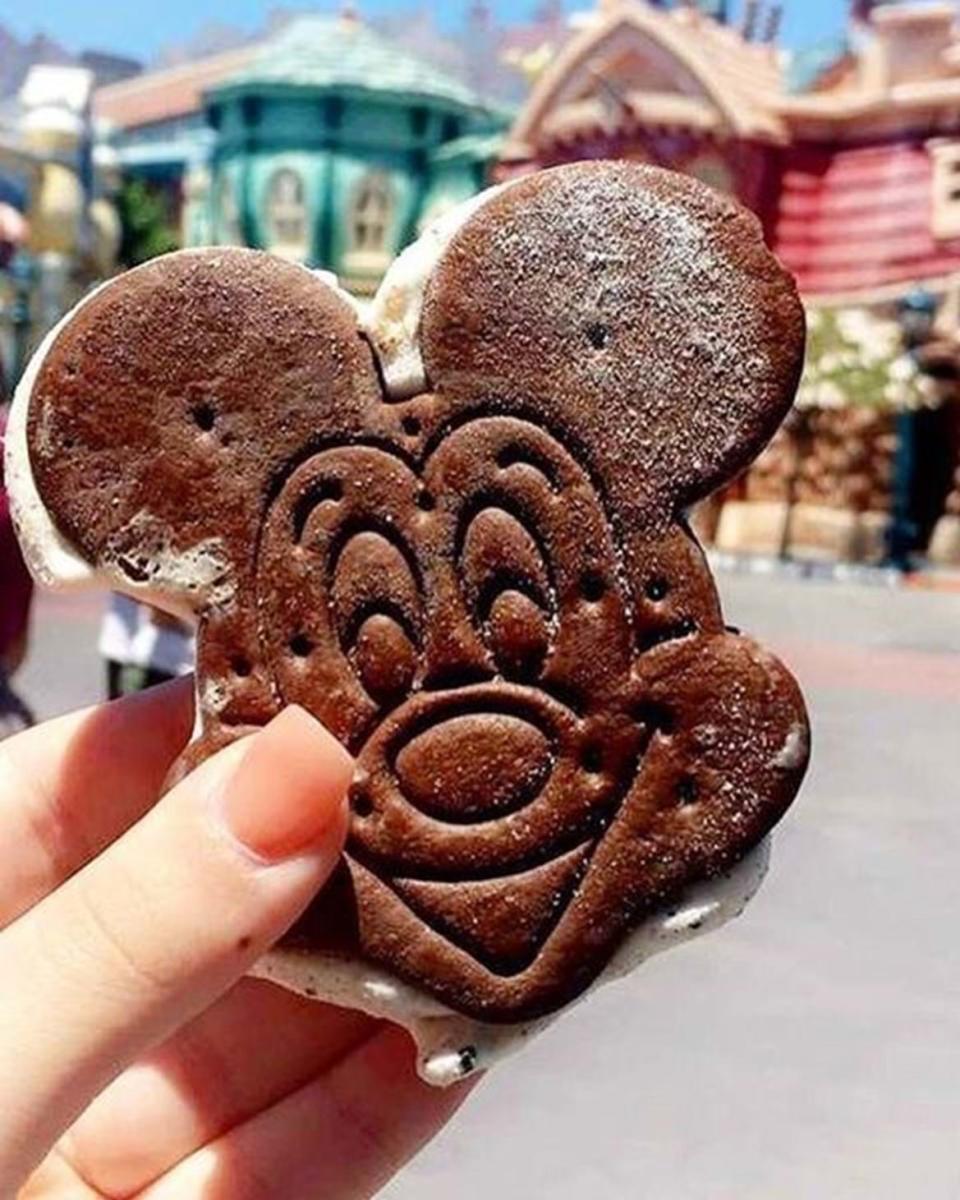 Mickey Mouse Ice Cream Sandwich