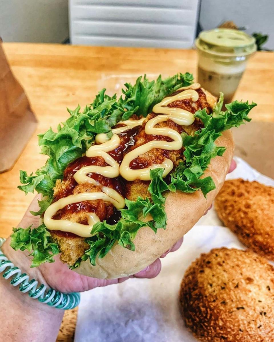 Curry Bun and Potato Croquette Bun