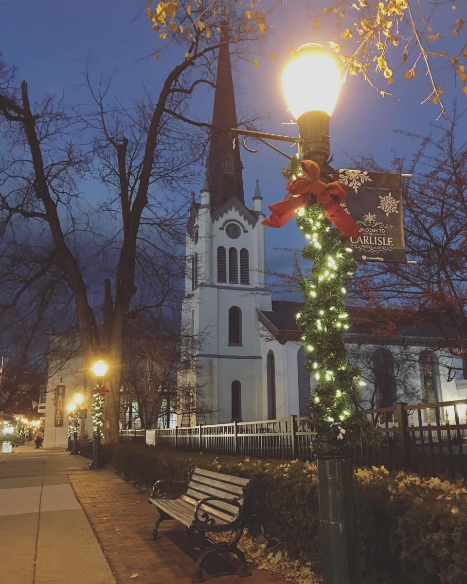 Downtown Carlisle Christmas decorations