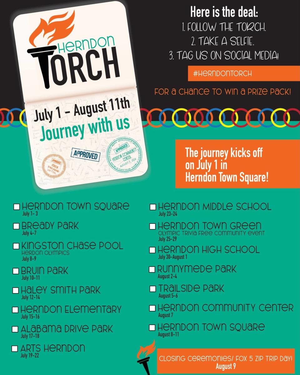 Herndon Parks and Recreation Department - Herndon Torch - Events