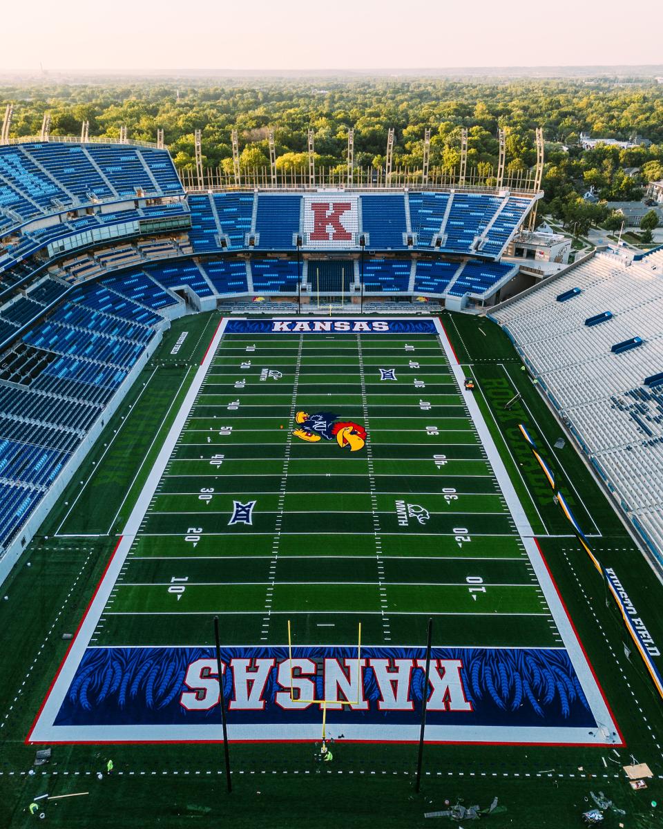 Drone Shot of Memorial Stadium