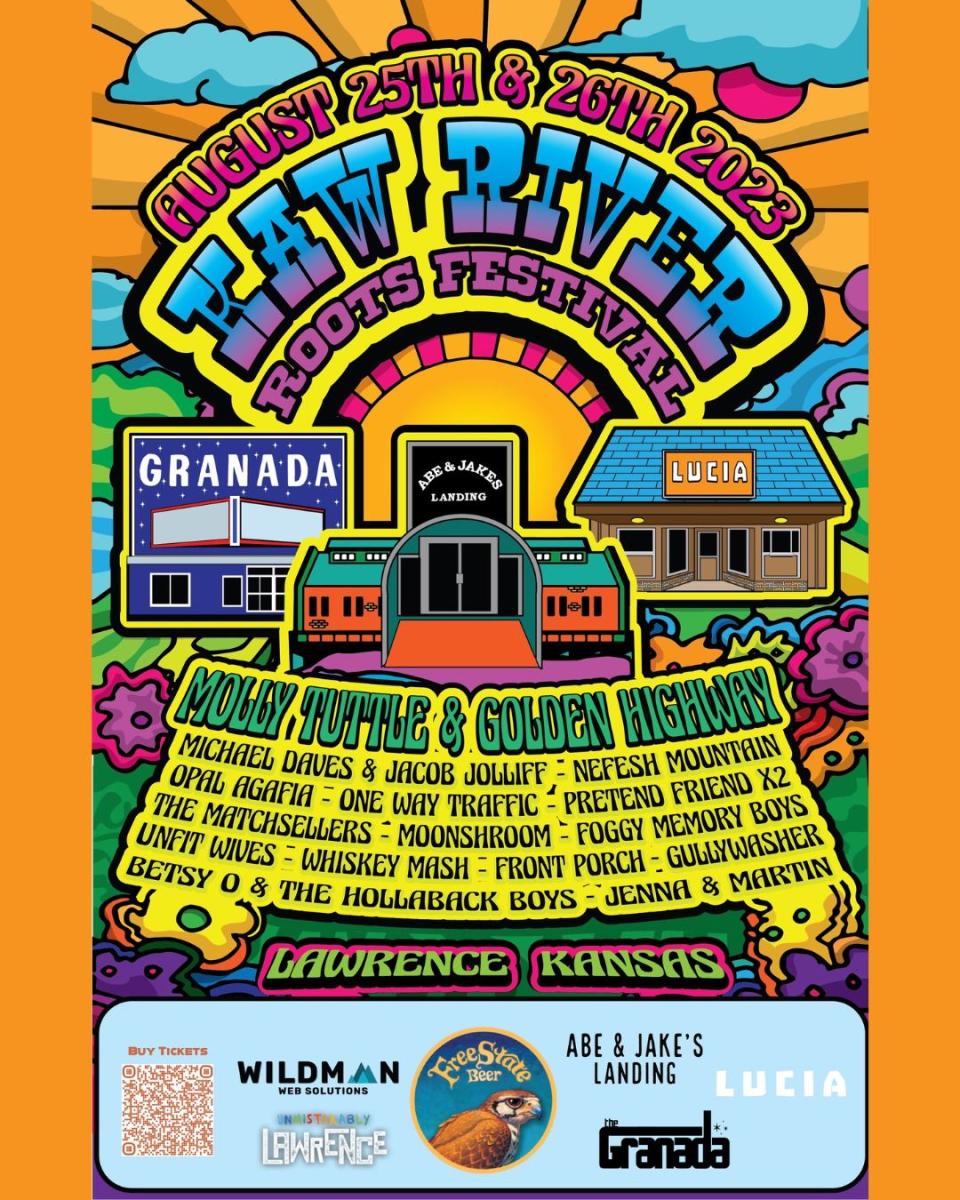 Kaw River Roots Festival 2023 Poster