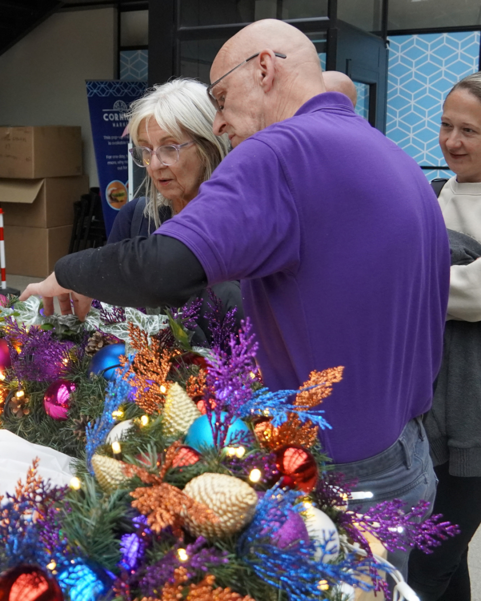 Image shows a picture of the Light up Lincoln event.