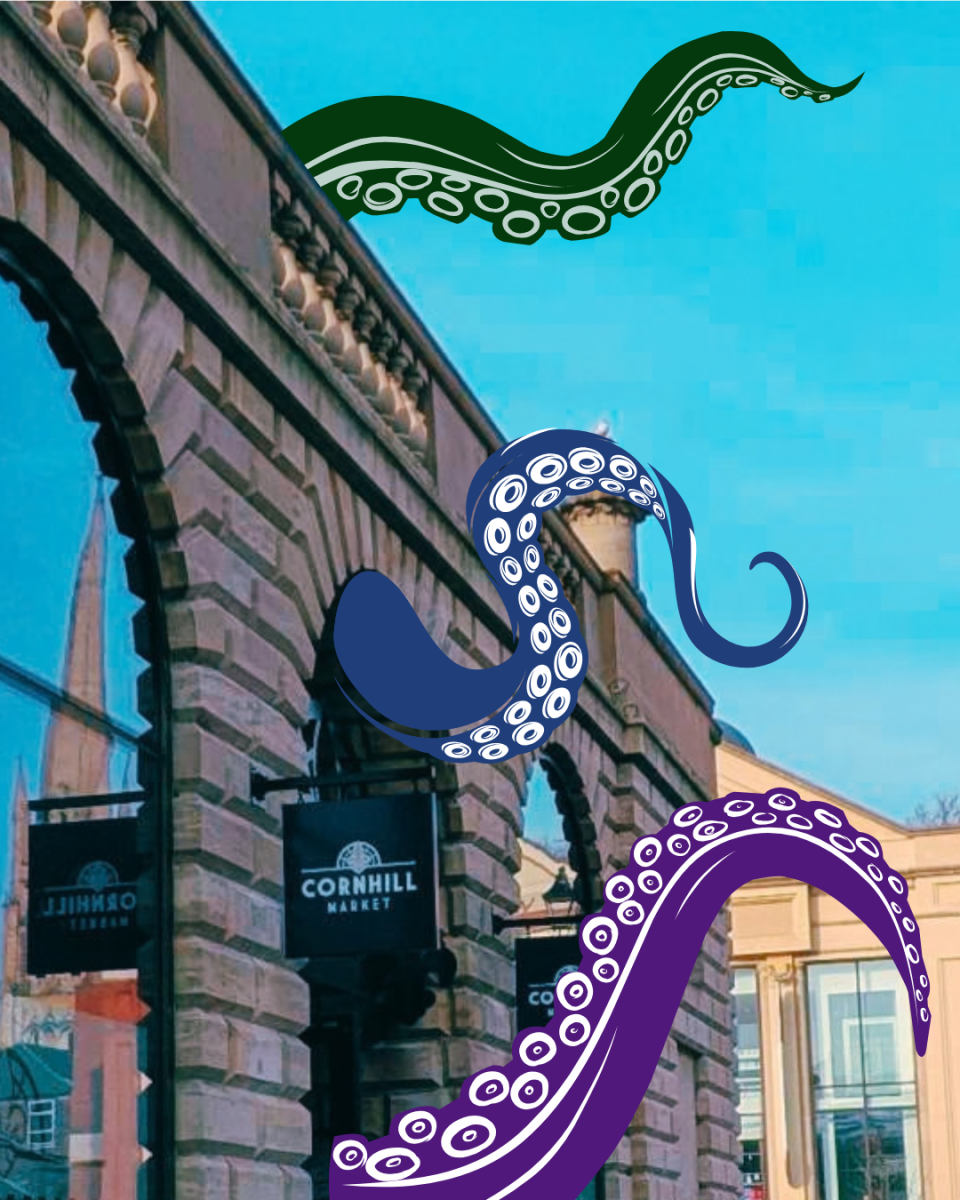 Image shows a picture of the monster market.