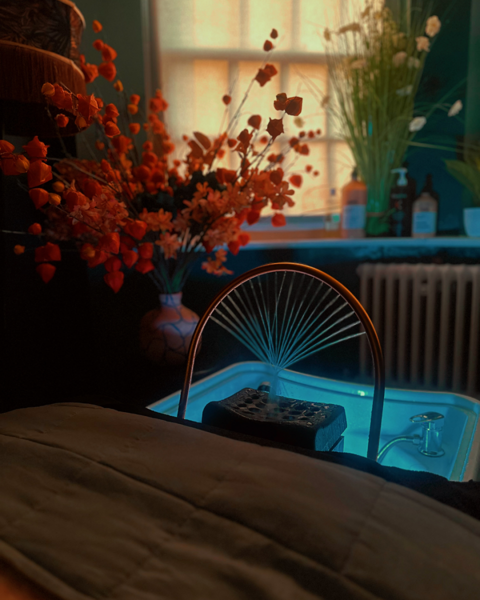 Image shows a picture of a spa.