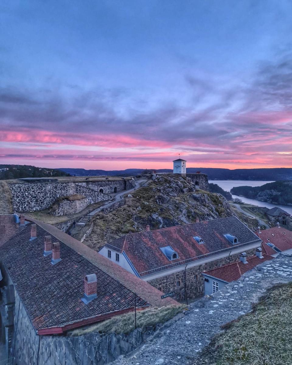 Utsikt fra Fredriksten festning