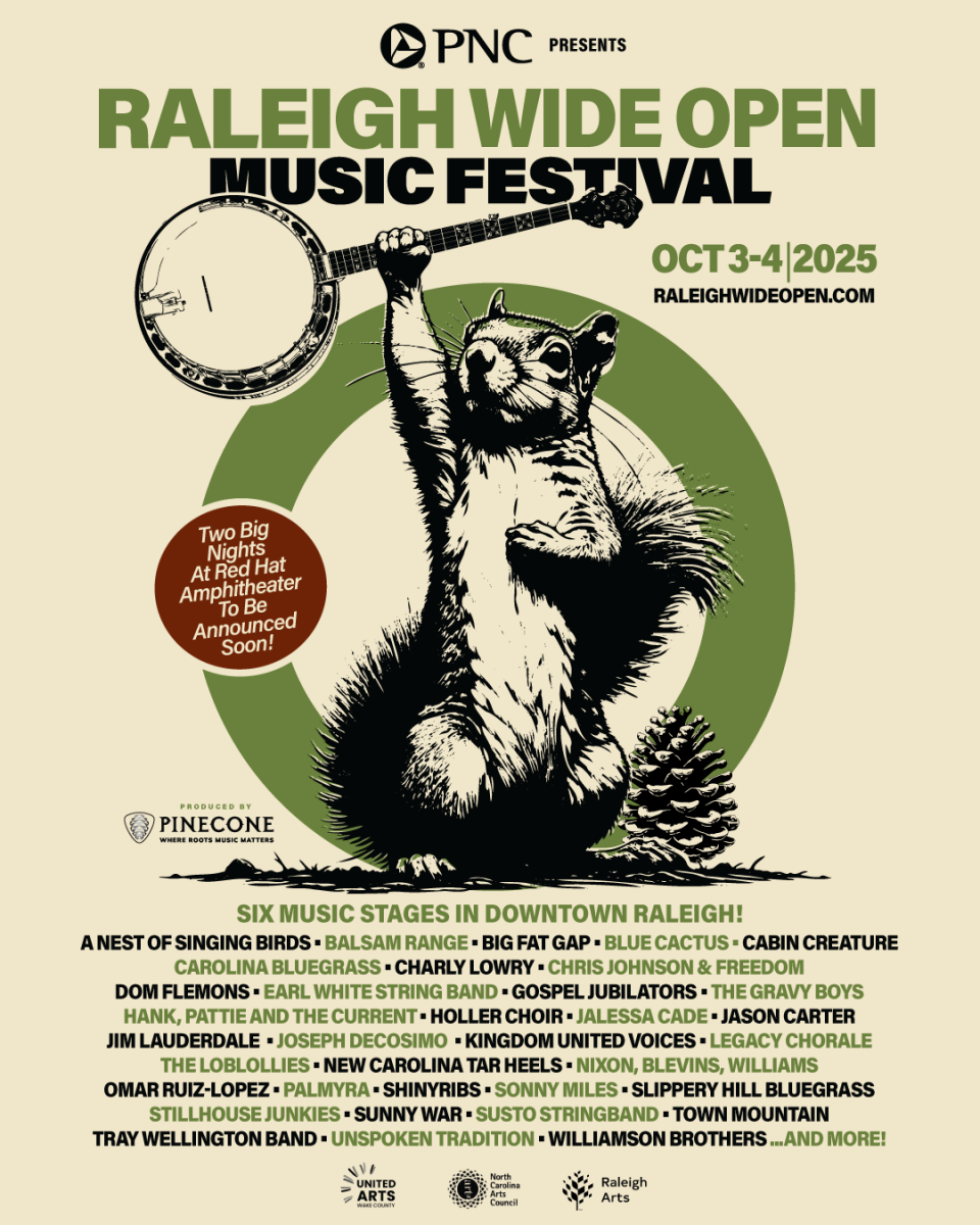 Raleigh Wide Open Music Festival poster