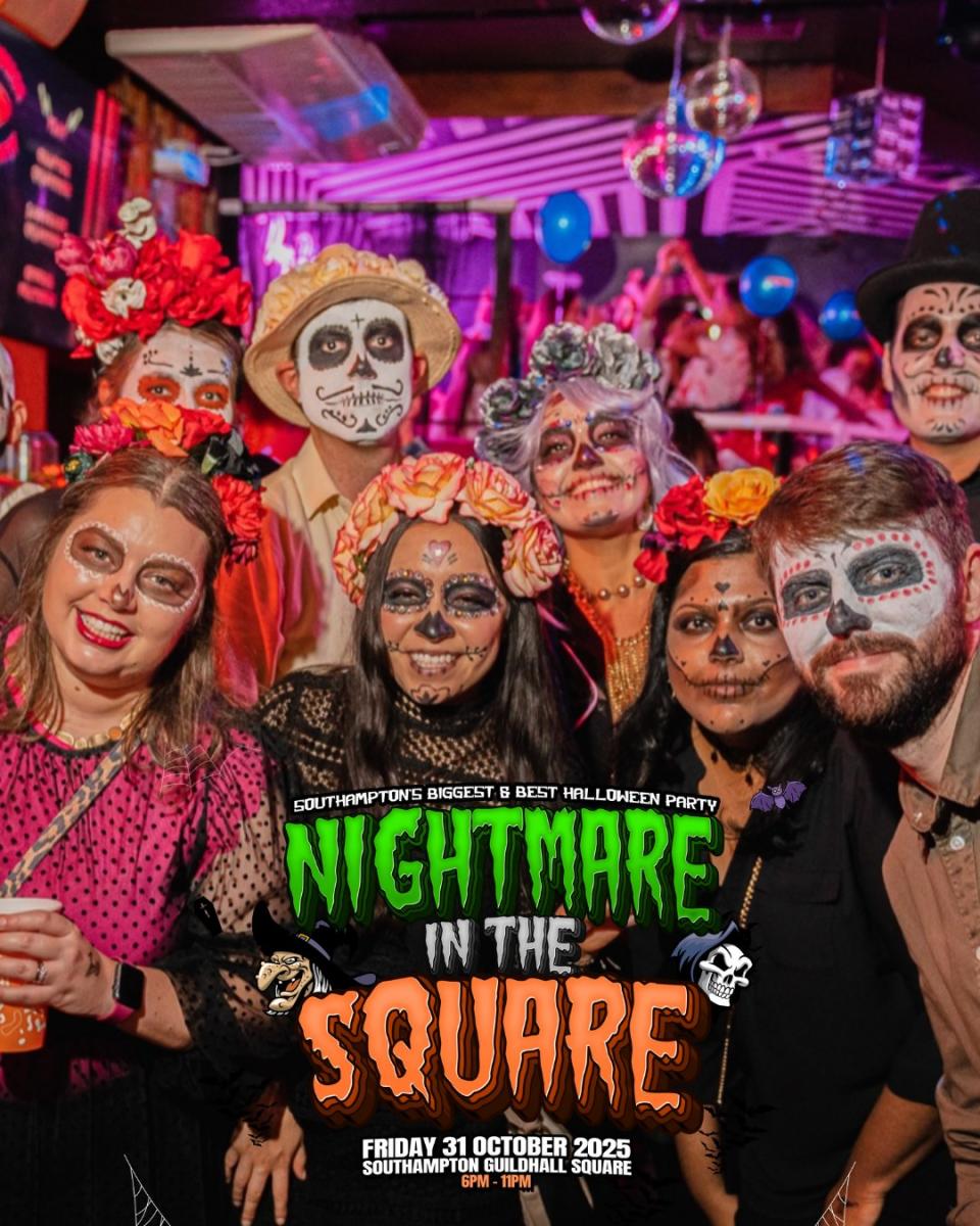 Nightmare in the Square event group photo