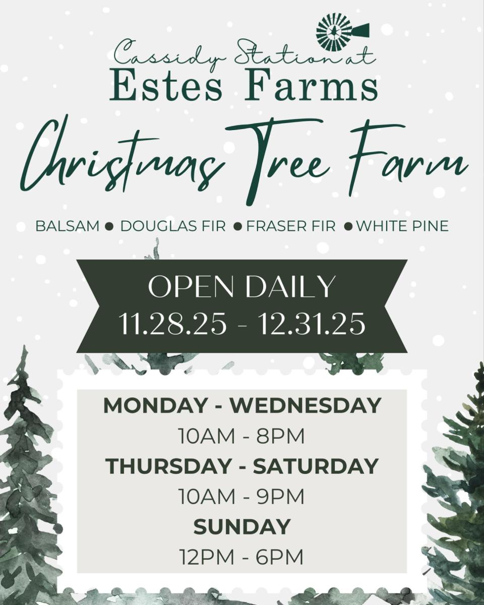 Cassidy Station Christmas Tree Farm 2025