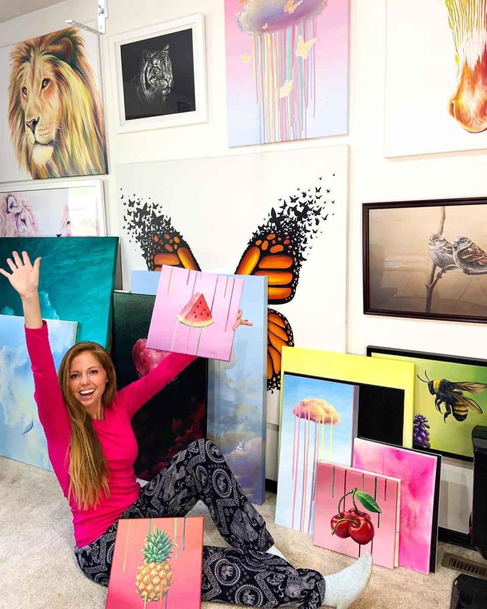 Andrea Ehrhardt In Her Studio