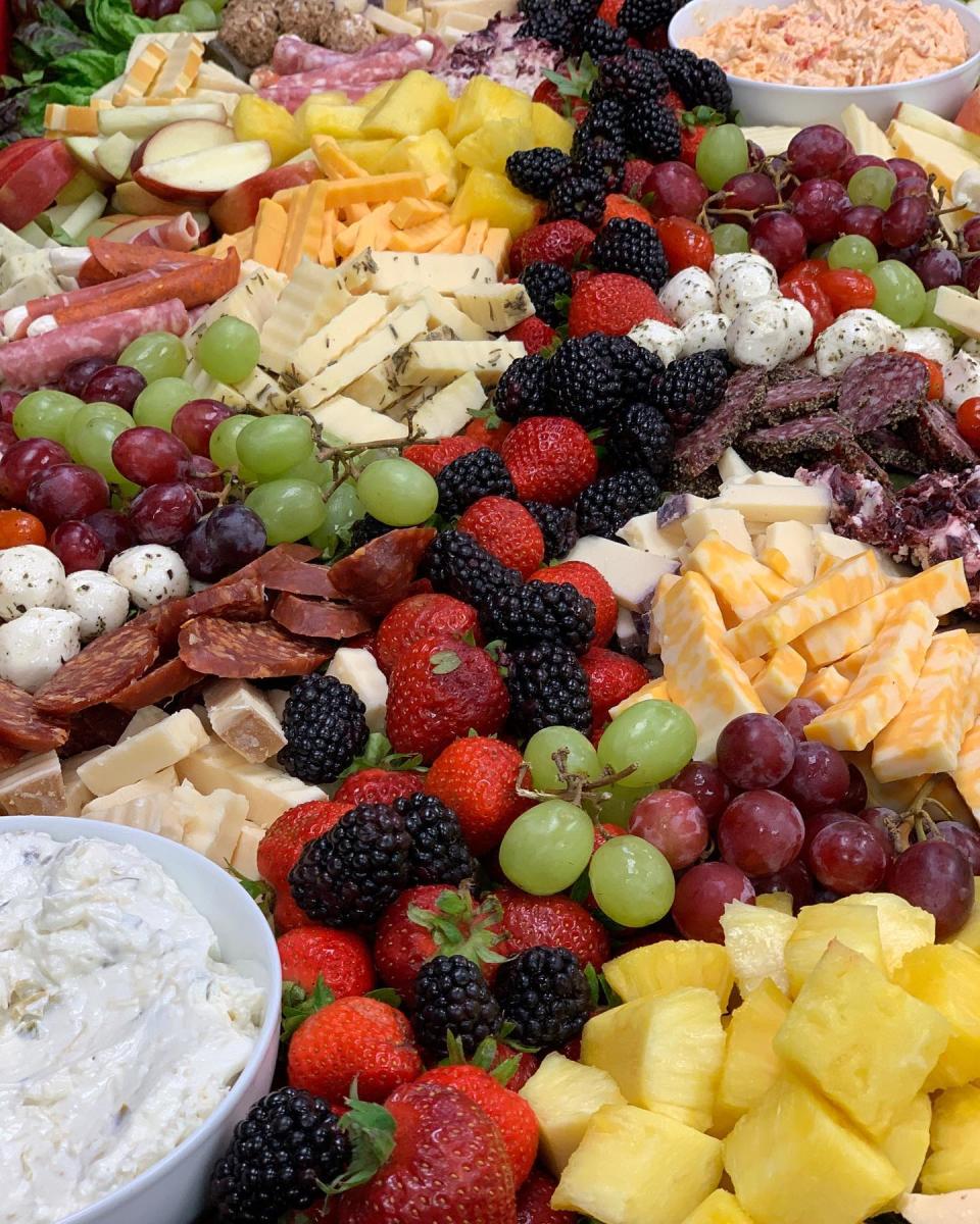 Charcuterie board at Simply Delicious Catering