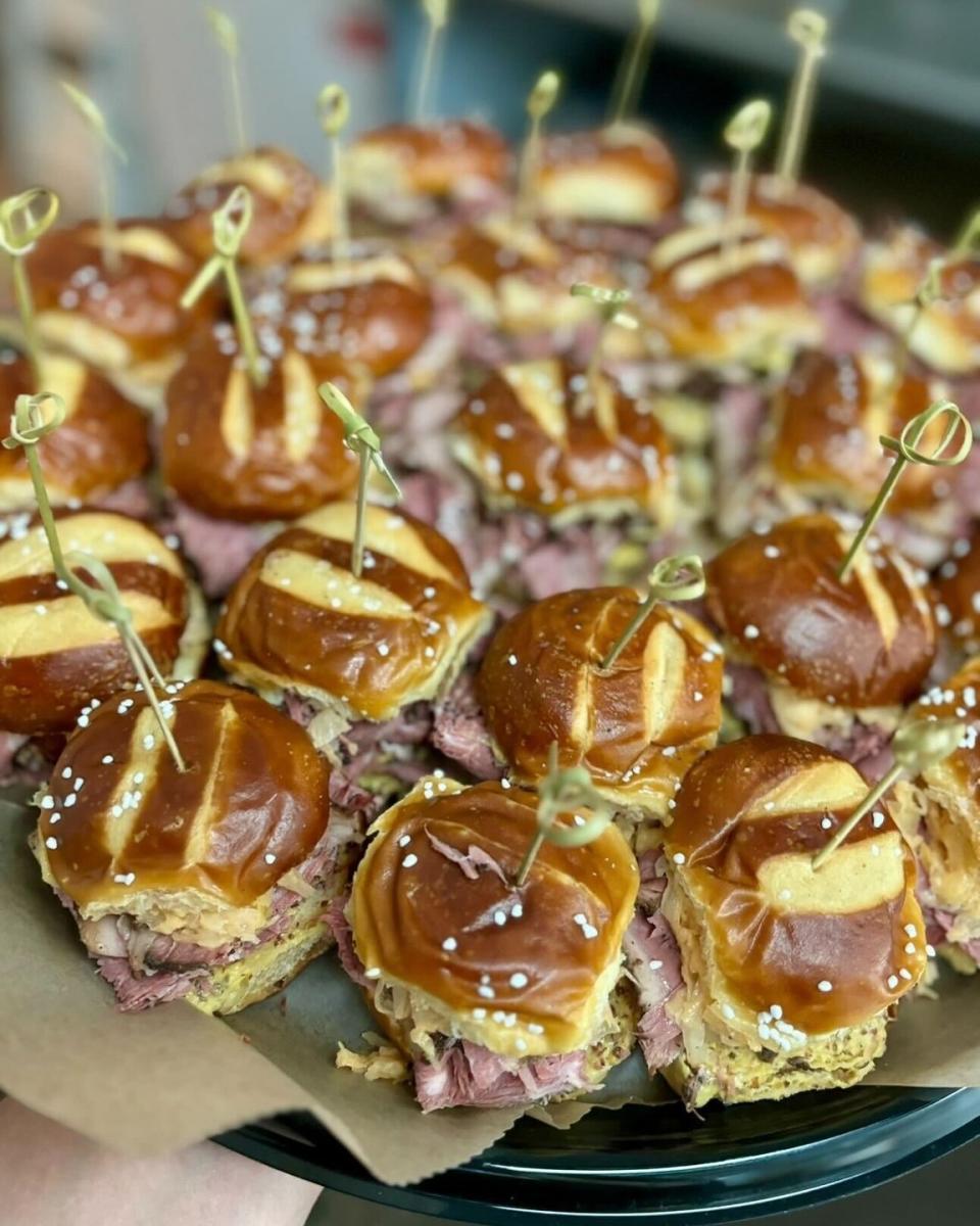 Finger sandwiches from The Greyhound gastropub