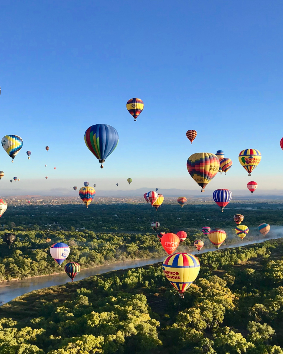 Balloons over New Mexico