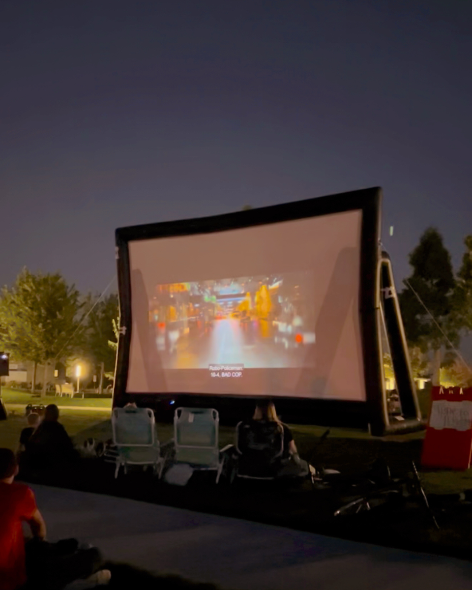 Movies in the Park Vineyard