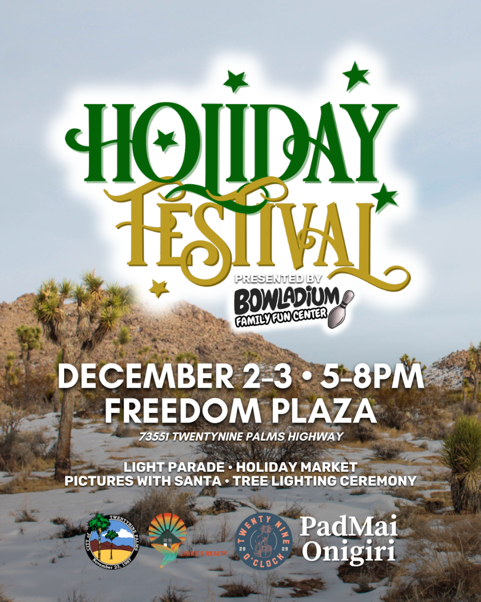 City of Twentynine Palms Holiday Festival Dec 2025