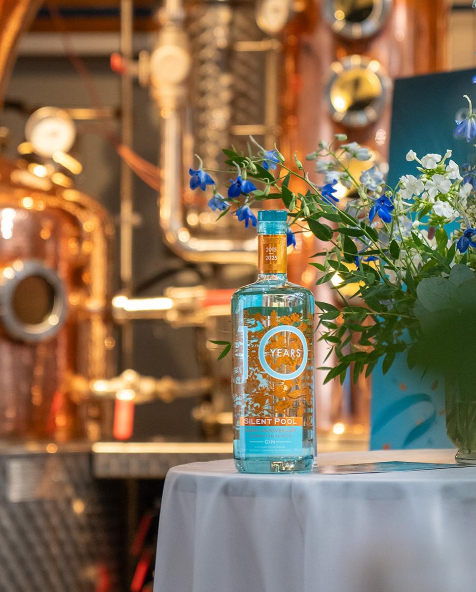 Silent Pool Gin unveils 10-year anniversary celebration gin
