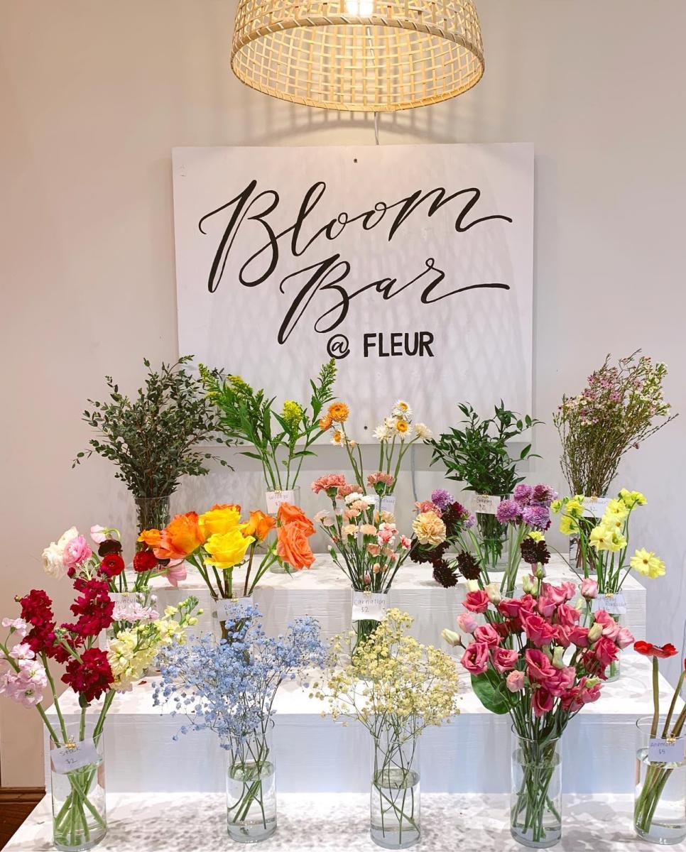 The Bloom Bar at Fleur Floral Studio