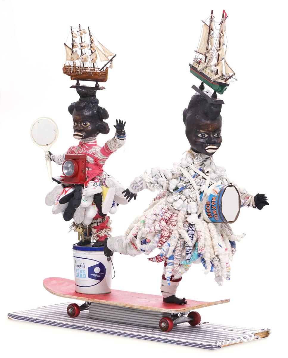 2 Ships passing in the Night by Vanessa German at the Allentown Art Museum