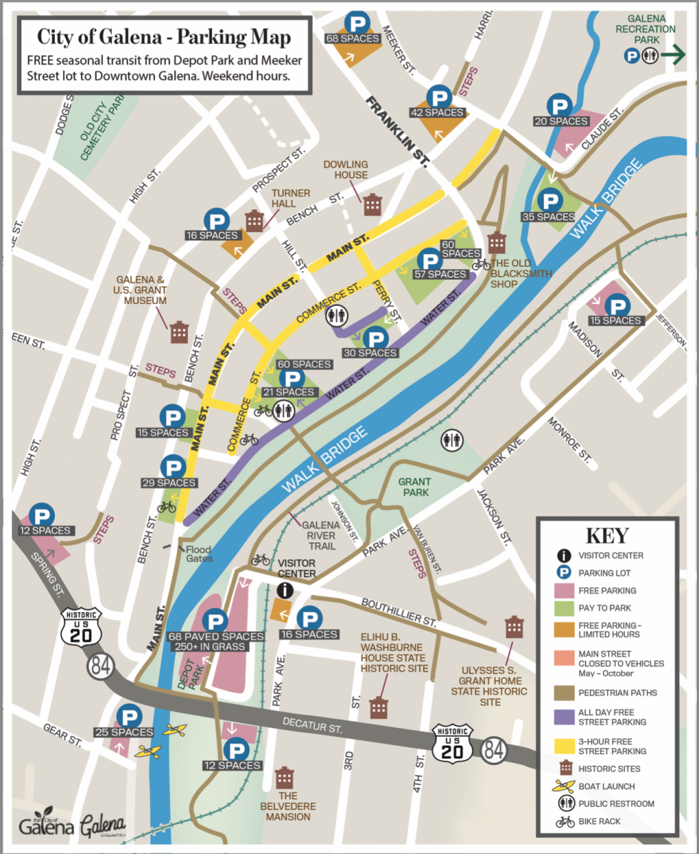 Updated Parking Map 2024