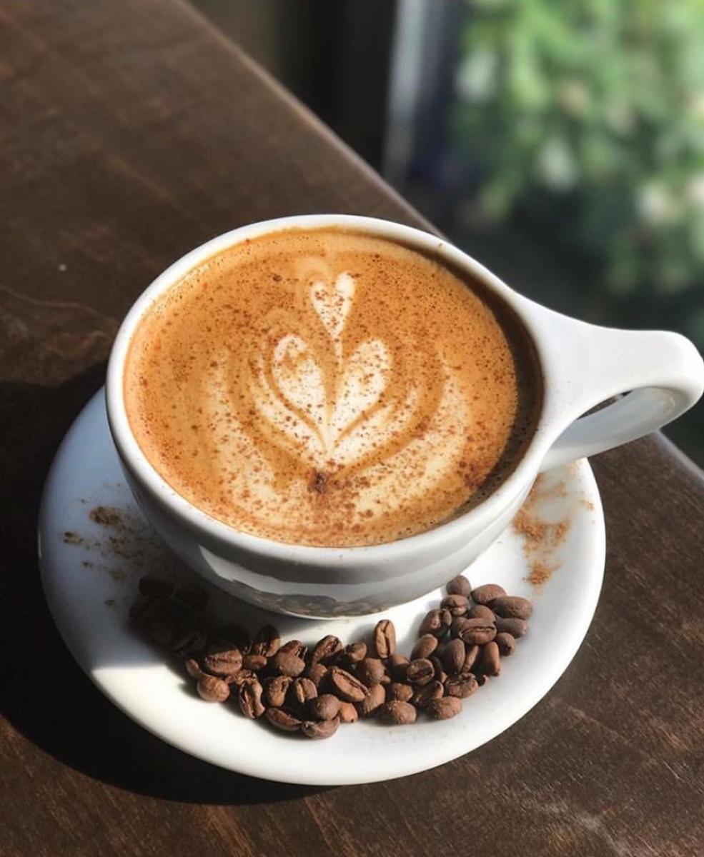 Cozy Sweater Latte from Plumb Line Coffee