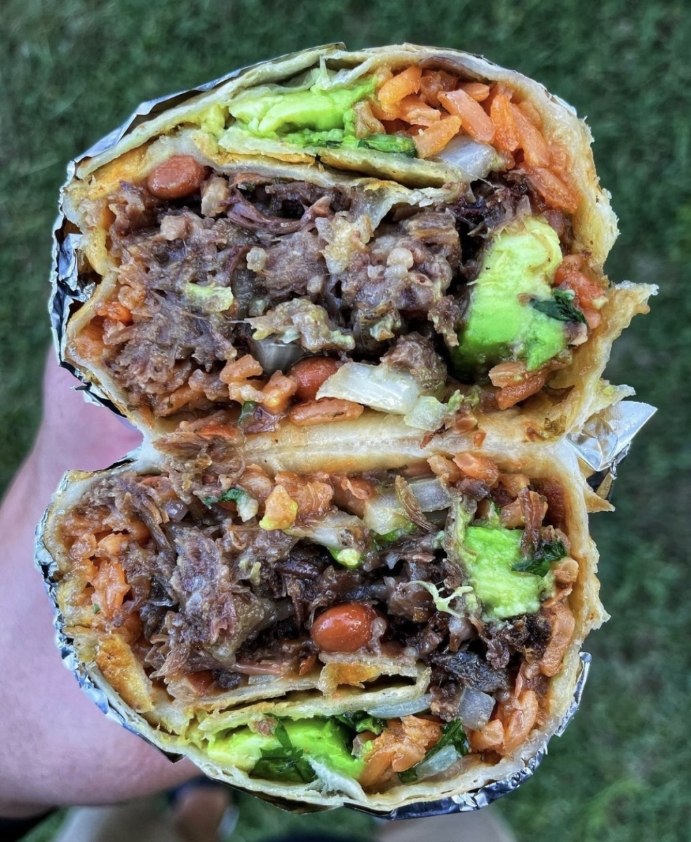 Burritos from Brothers Tacos