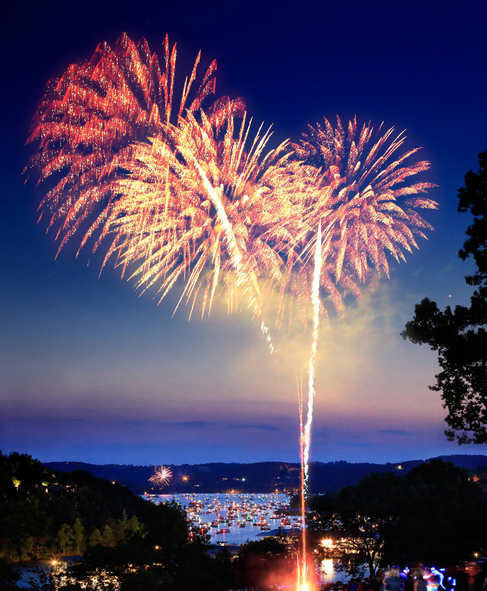 Fireworks at Top of the Rock