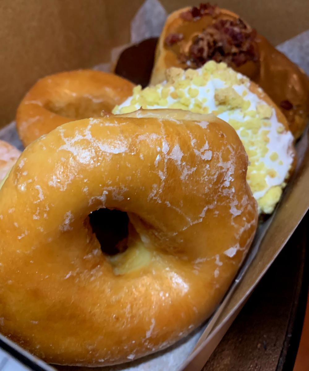 A classic glazed donut from Mary Ann Donut Kitchen in Allentown