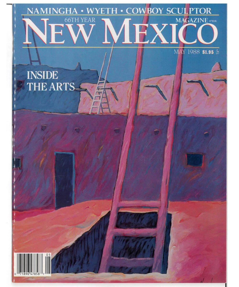 New Mexico Magazine May 1988 cover.