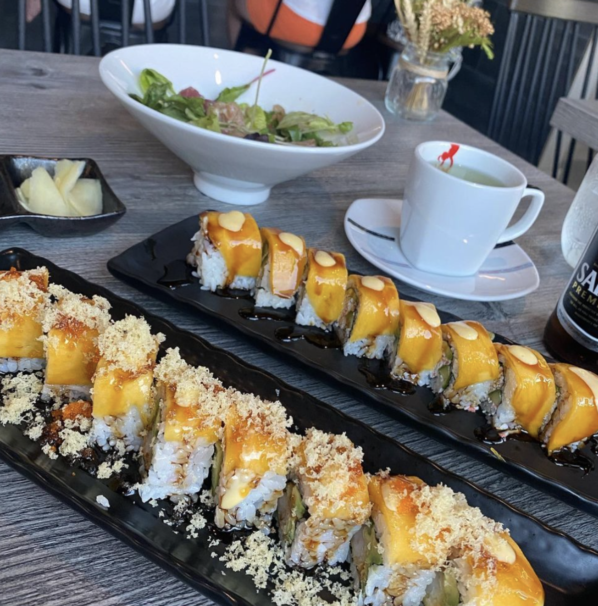 Two Sushi Rolls from Mahkin Thai & Sushi