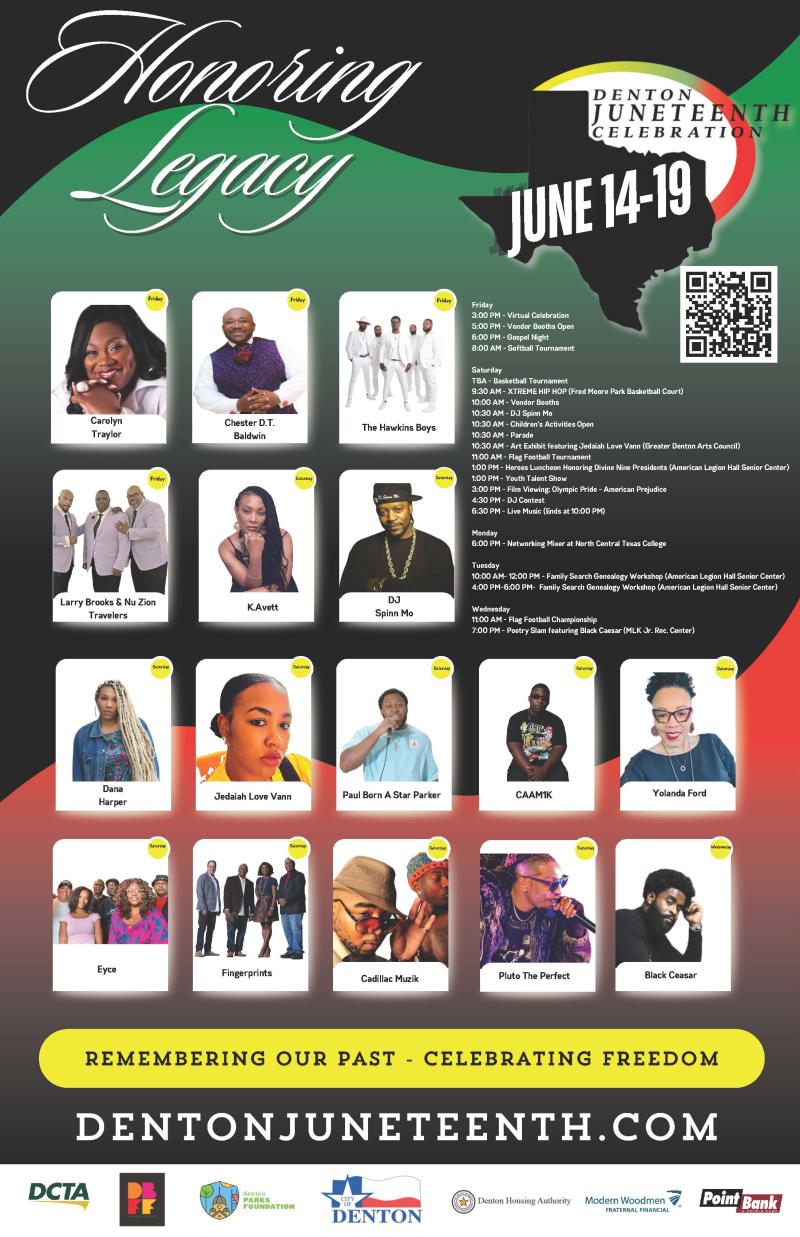 2024 Juneteenth Performing Artists