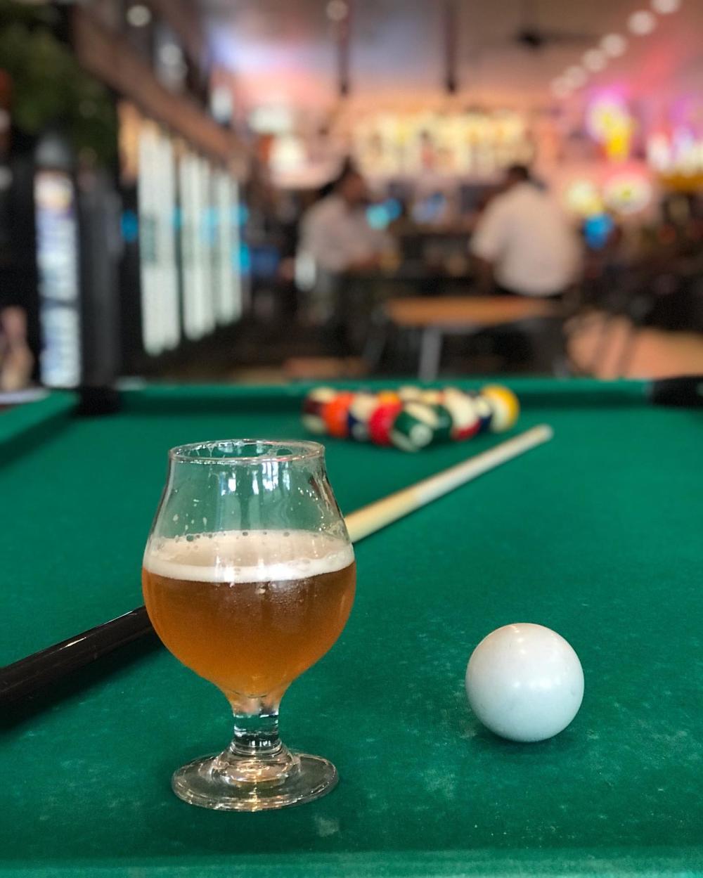 Bastrop Beer Co Pool Time