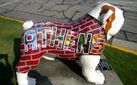 Greetings from Athens Bulldawg Statue