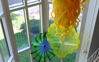 Yellow Neon Chandelier & Persians