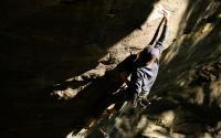 Bouldering in fall | Boone, NC