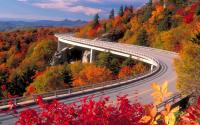 Linn Cove Viaduct in Fall | Blue Ridge Parkway MP 304