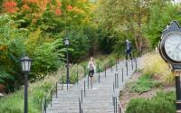 The Higgins Staircase at Boston College, Chestnut Hill, MA