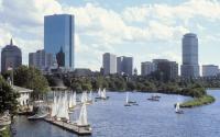 Sailboats in Charles River Basin
