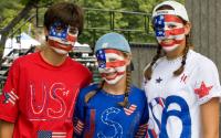 Three kids 4th of July