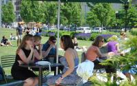 Lunch time on the Greenway