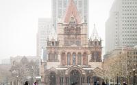 Trinity Church in snow storm