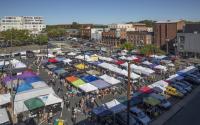 Charlottesville City Market aerial