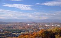 Charlottesville Aerial in the Fall