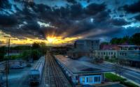 Water Street Sunset