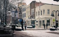 Snowy Downtown