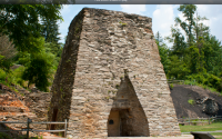 Iron furnace at Pine Grove Furnace State Park.